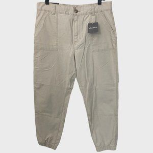 Eddie Bauer Adventurer Stretch Ripstop Jogger Pants Beige Women's Size 10 New